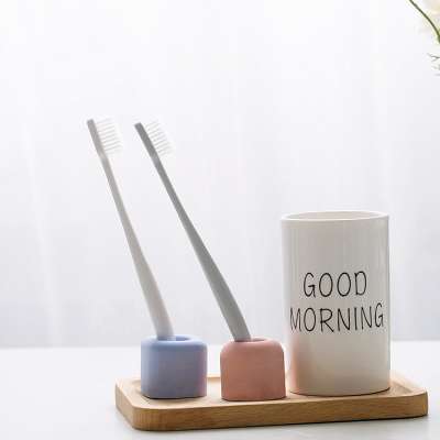 Modern Design Travel Diatomite Toothbrush Holder Fast Dry